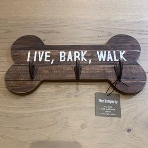 Dog bone shaped wall hooks